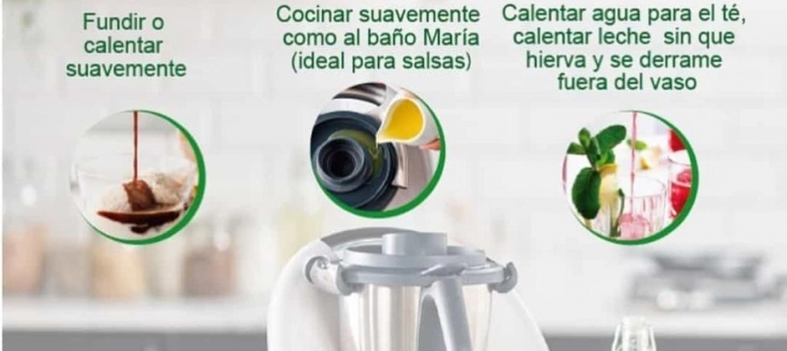 USO DE TEMPERATURAS DE ÉL THERMOMIX