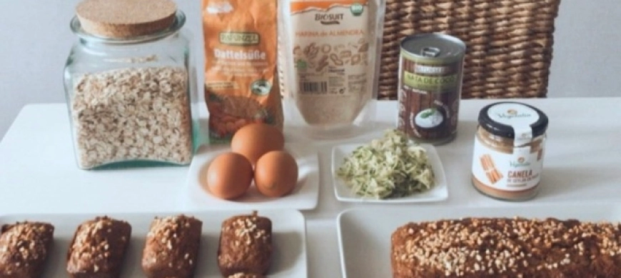 Bizcocho saludable de calabacín (receta realizada por Ana Ocio)