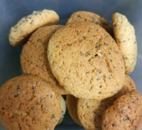 Galletas de avena y chia